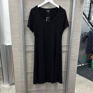 Classic Black T-Shirt Dress